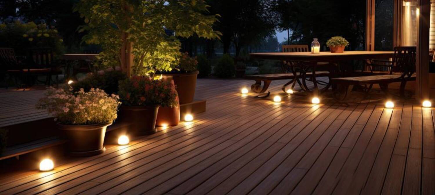 Deck Lighting & Outlet Installation